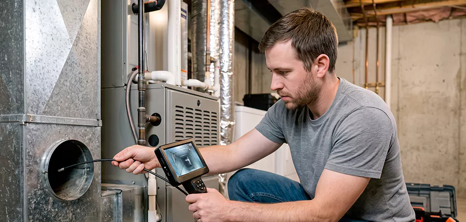 Air Duct Camera Inspection in Edinburg, TX