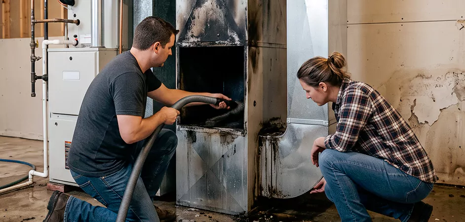 Fire and Flood Duct Restoration in Edinburg, TX