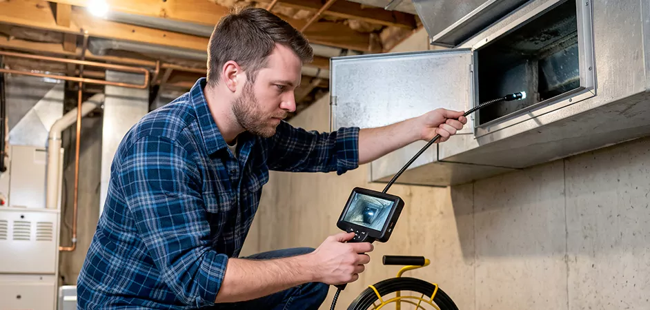 Post-Renovation Duct Inspection in Edinburg