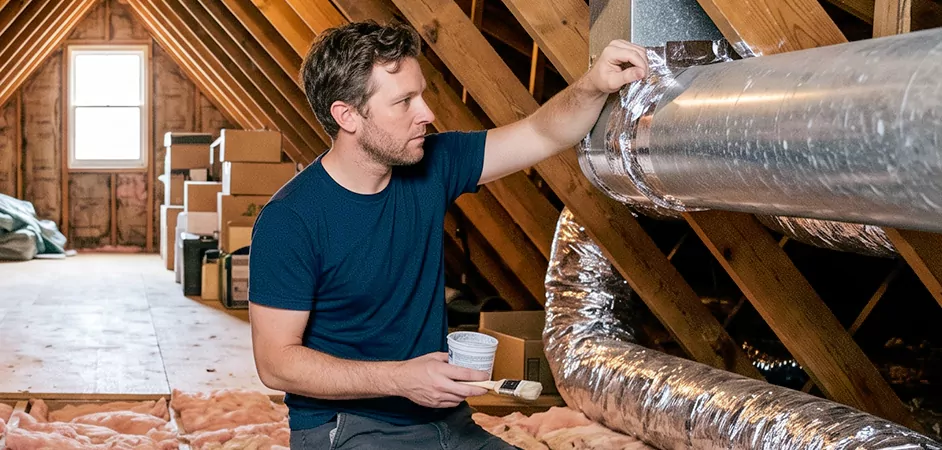 Duct Board Leak Repair in Edinburg