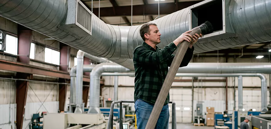Post-Construction Duct Cleaning in Edinburg
