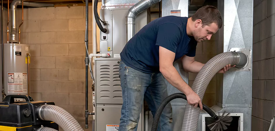 Negative Pressure Duct Cleaning for Large and Long Duct Systems in Edinburg