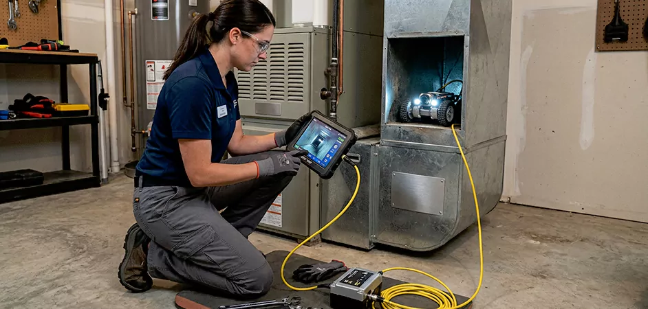 Robotic Duct Inspection in Edinburg